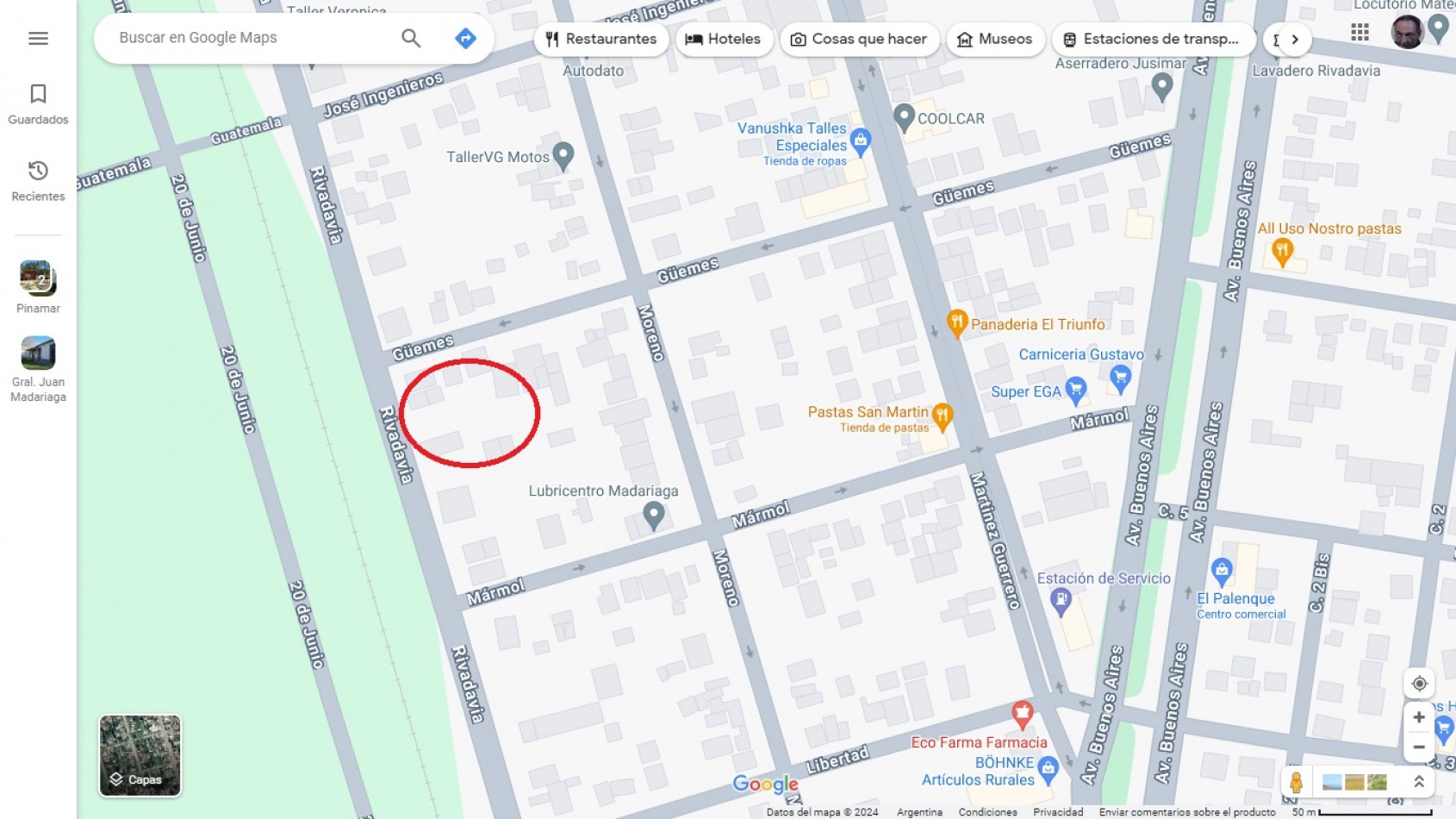 EXCELENTE LOTE UNIFAMILIAR GRAL. MADARIAGA