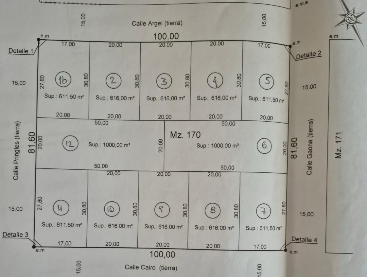 Excelentes Lotes Industriales en Ostende para construir galpones