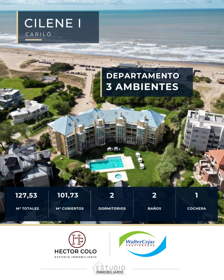 Venta departamento Carilo