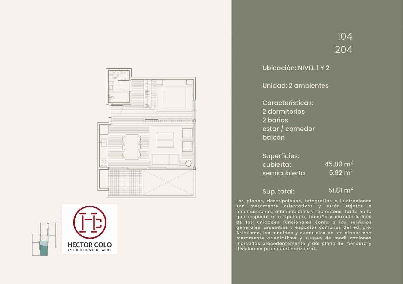 Preventa Exclusiva - Cilene Avutarda | 2 y 3 Ambientes | Carilo