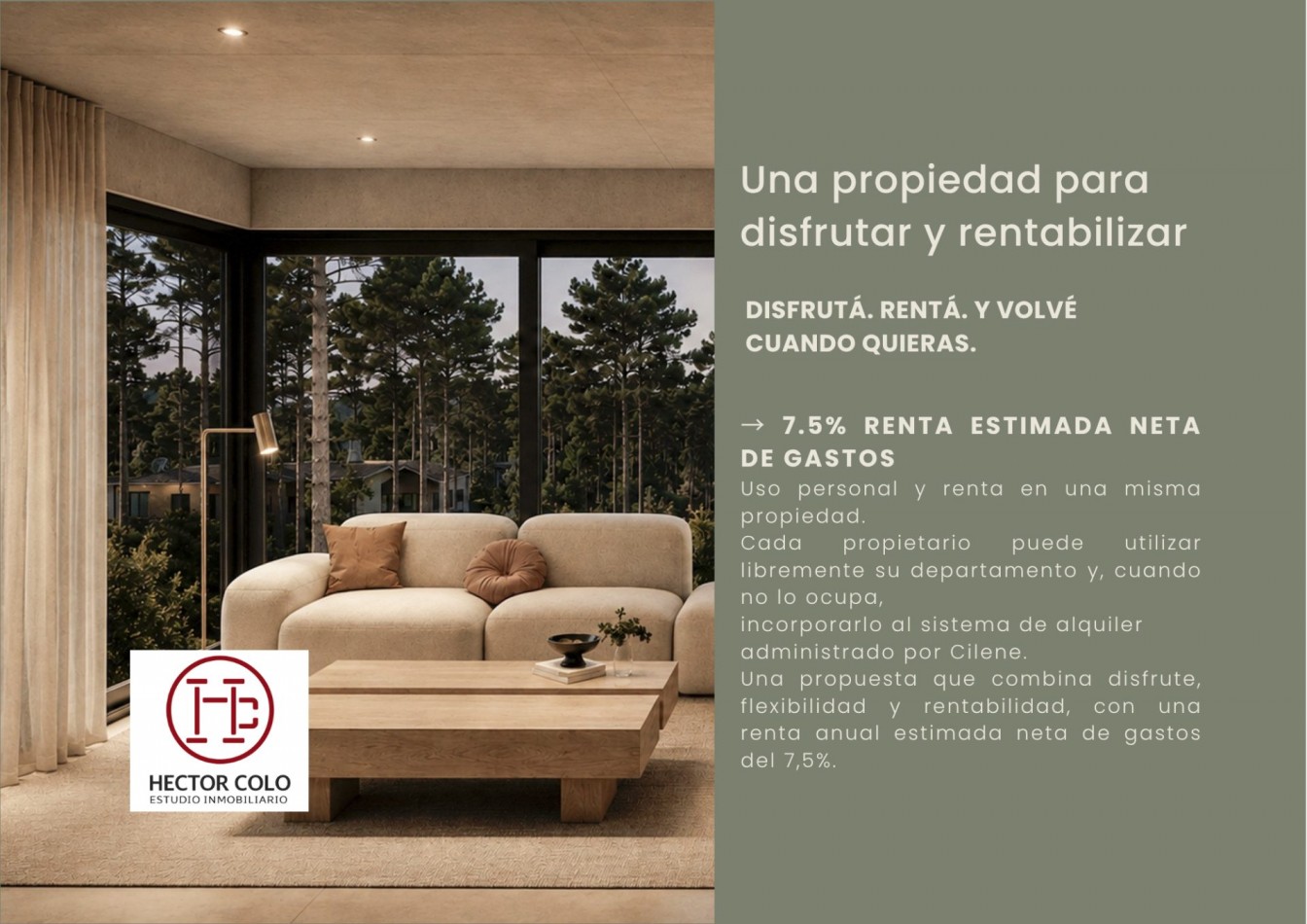 Preventa Exclusiva - Cilene Avutarda | 2 y 3 Ambientes | Carilo