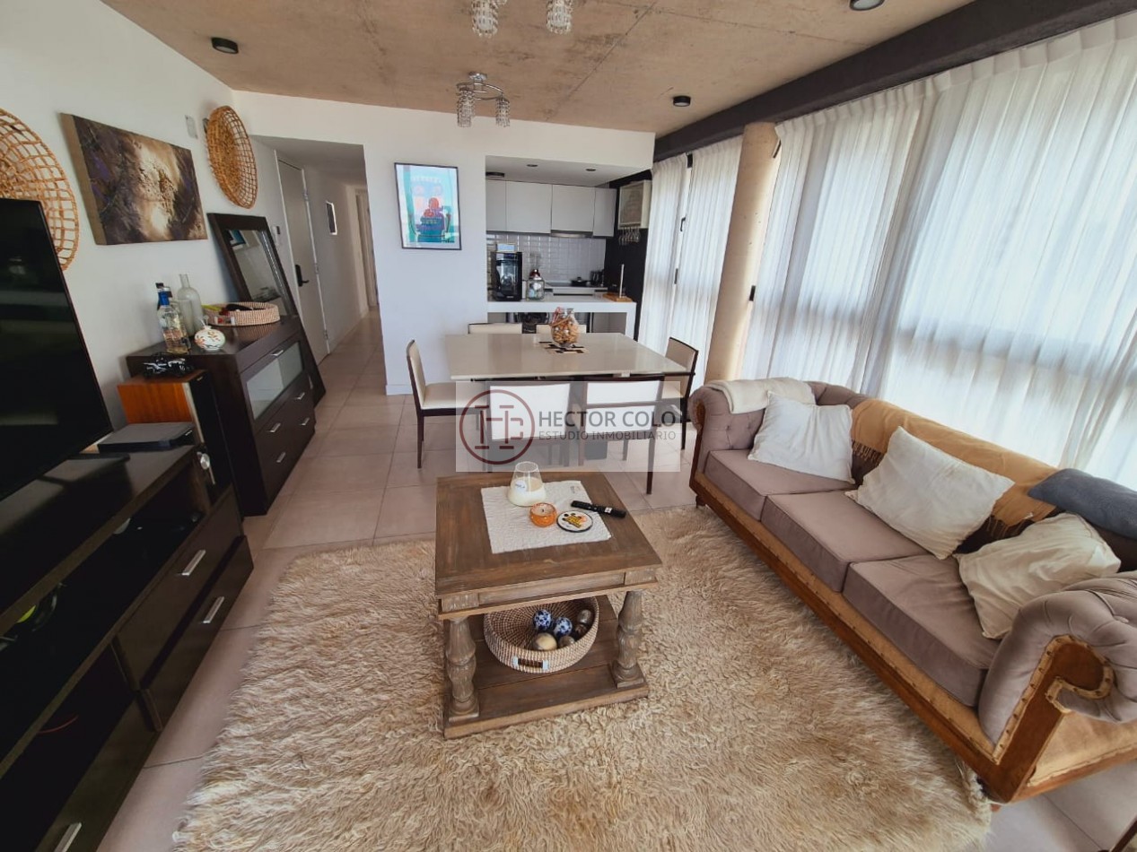 Departamento 3 ambientes con vista plena al Mar