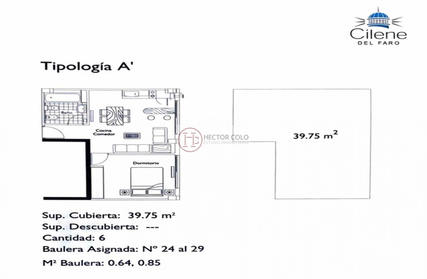 Venta Departamento 2 ambientes CILENE DEL FARO