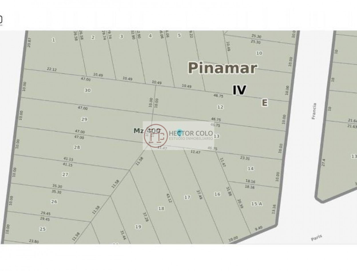 Venta Lote en Mar de Ostende