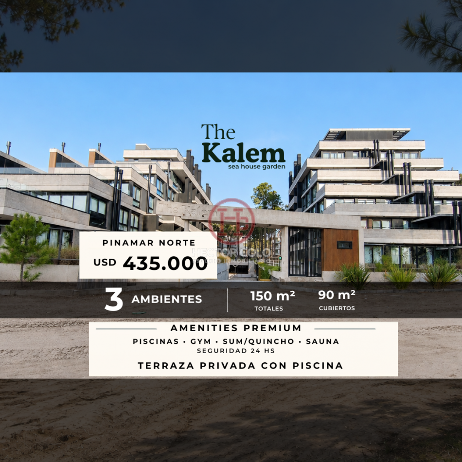 Venta Departamento Premium - The Kalem I - Pinamar Norte