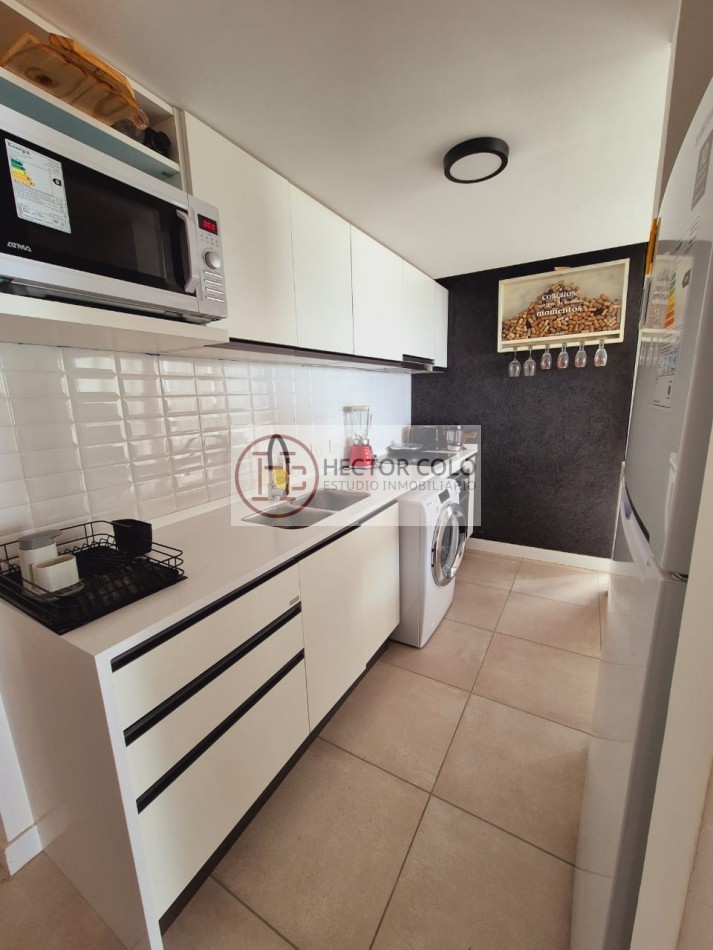 Departamento 3 ambientes con vista plena al Mar