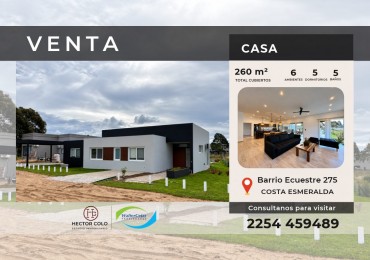 Venta Casa Costa Esmeralda