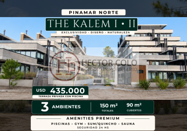 Venta Departamento Premium - The Kalem I - Pinamar Norte