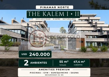 Venta Departamento Premium dos ambientes The Kalem 2 