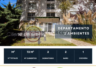 Venta Departamento Carilo - 3 ambientes en Cilene Centro