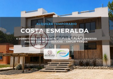 Alquiler Casa Costa Esmeralda - Temporario