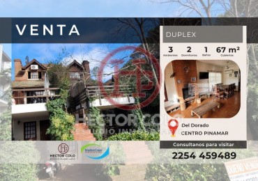 Duplex Venta 3 ambientes Pinamar