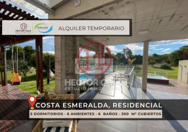 ALQUILER TEMPORAL Casa Costa Esmeralda