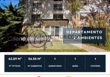 Venta Departamento Carilo - 2 Ambientes en Cilene Centro
