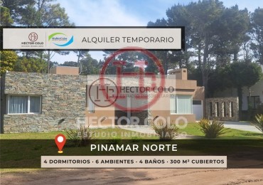 CASA EN PINAMAR NORTE CON PISCINA 