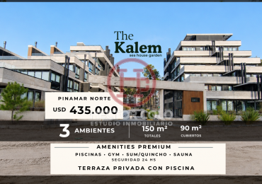 Venta Departamento Premium - The Kalem I - Pinamar Norte